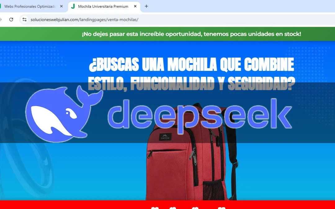 Cómo crear una landing page en menos de 5 minutos con este prompt utilizando DeepSeek